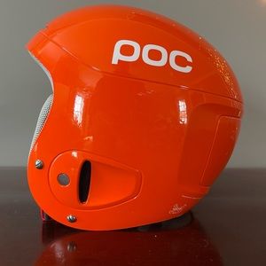 POC SKULL X helmet Orange . Size large 57 -58 Junior race helmet